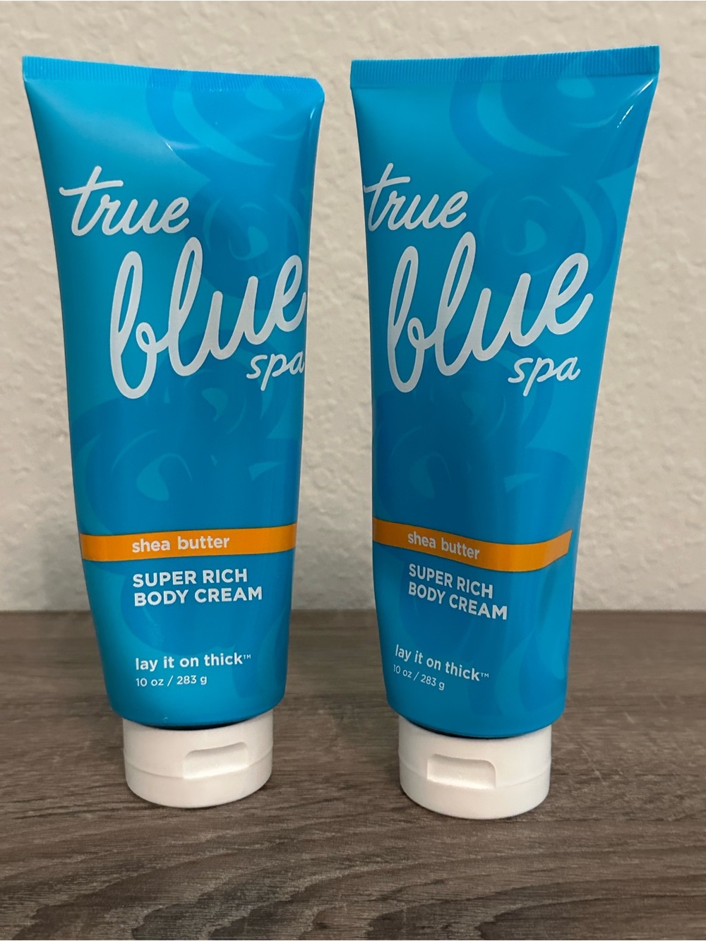 Bath & Body Works True Blue Spa Shea Butter Super Rich Lay it On ThickBody Cream